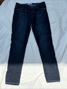PAIGE Dark Blue skyline Skinny Jeans